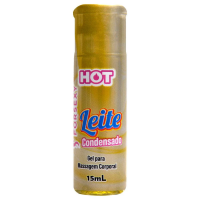 Gel Hot Comestível Saboroso 15 ml For Sexy - Leite Condensado